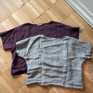 Linen fox linen tops - bundle